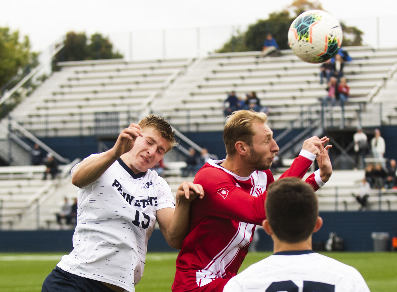 Men's Soccer v. Indiana, Laundree (15) Header